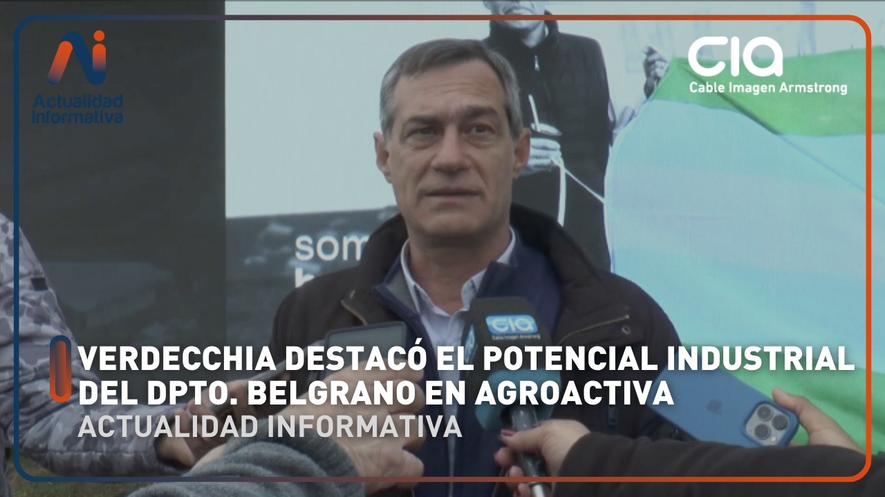 Verdecchia destacó el potencial industrial del dpto. Belgrano en ...