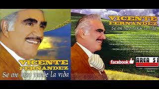 Video thumbnail of "Vicente Fernandez - Se Me Hizo Tarde La Vida"