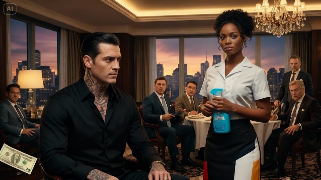 Four Rich Men Refused to Pay the Black Maid — Until the Mafia Boss Appeared Behind Them