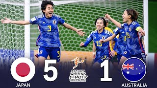 「日本のパワーが炸裂！」U-20なでしこがアジア制覇へ王手！ シュート42本で豪州を5発圧倒、北朝鮮と決勝で激突へ