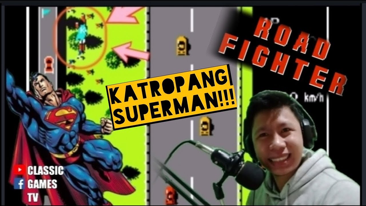 ANG PAGLIPAD NI SUPERMAN🔥😂🔥 ROAD FIGHTER GAMEPLAY‼️ SOBRANG ASTIG NETO🔥🔥🔥