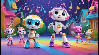 Rosie the Robot Loves to Dance 🎶💖 | Energetic Kids Song | Fun Robot Dance Rhyme