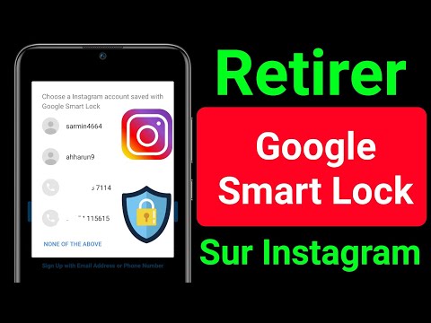 Comment supprimer Google Smart Lock sur Instagram dans Android Mobile || Nouvelle Méthode 2022