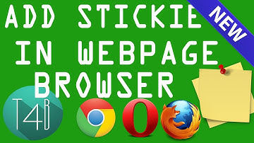 Add Sticky notes in Web Page using firefox INTERNOTE extension