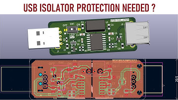 Design of USB Isolator Module using ADuM4160 in KiCAD | Magnetized Labs 05