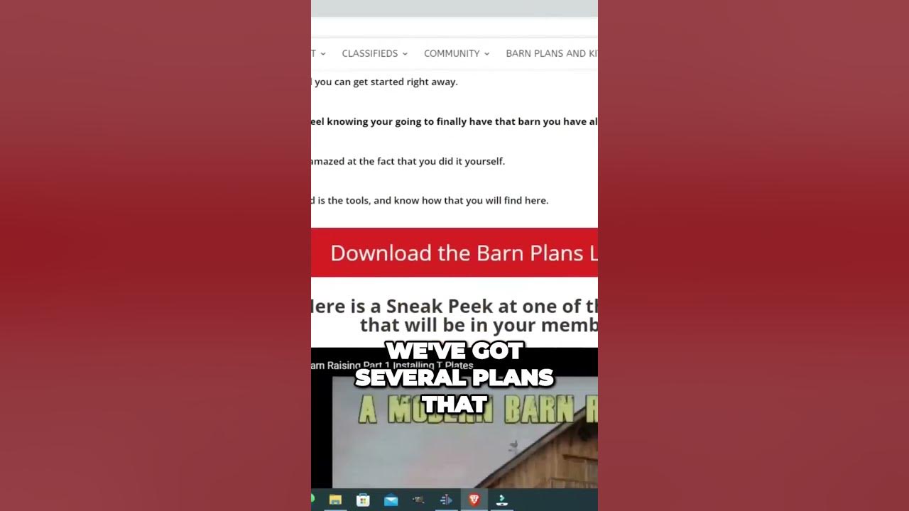 post-and-beam-barn-plans-barnbuild-diy-barn-barndominium-youtube