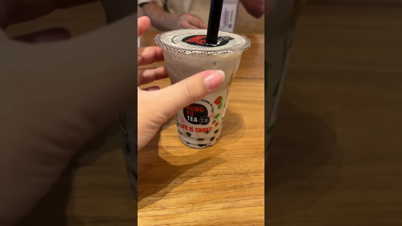 Kung Fu Taro Milk Tea with Brown Sugar Boba 8/10