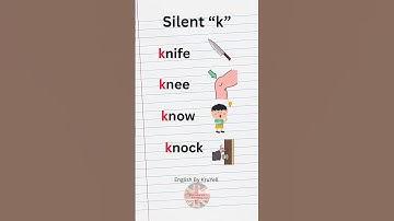 Silent Letters “b” “k” “w” “l” #SilentLetters #LearnEnglish #EnglishByKruYell#SpeakEnglish
