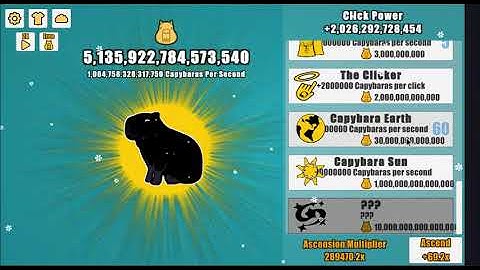 CAPYBARA CLICKER  *CRAZY GAMES*  SUB FOR PART 2