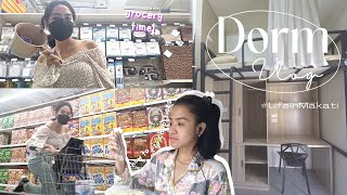 Dorm Vlog (Grocery, Move-in and bonding with college bffs!) | Makati City, Philippines