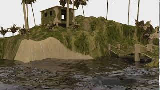 PhoenixFD Ocean with Island simulation