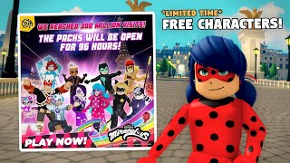 LIMITED-TIME FREE CHARACTER PACKS! All Packs Unlocked in the New MIRACULOUS RP Update! (Roblox)