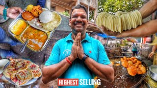 No.1 Breakfast In Bhubaneswar | Rabi Bhai Tiffin Centre | Plate Only Rs.25/- | Street Food India