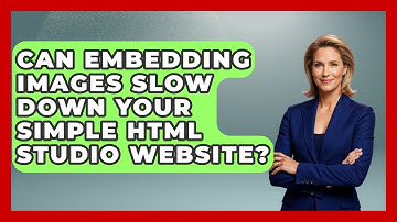 Can Embedding Images Slow Down Your Simple HTML Studio Website? | Simple HTML Studio News