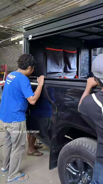 canopy aluminium hilux 2023 integrated roof toptent