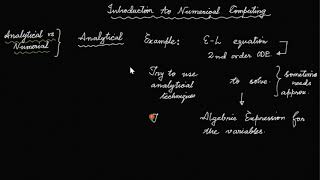 Lecture 1: Introduction to numerical Computing.