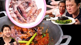 LAGI LAGI DIMASAKIN ISTRI BUAT BUKA PUASA BARENG MAS GONDRONG