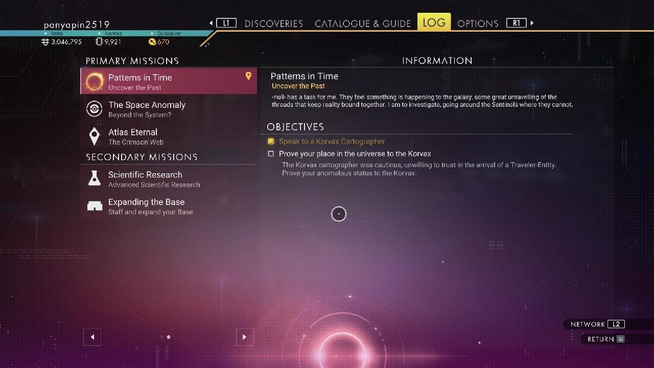 Patterns in Time – Speak to a Korvax Cartographer | No Man’s Sky PS5 [Session Trimmed]