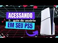 Como acessar a guia do usuário no PS5
