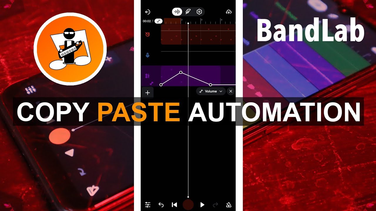 How to copy and paste automation in Bandlab - YouTube