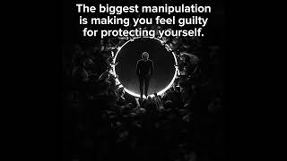 Guilt is often a tool of control. #Psychology #Manipulation #Boundaries #SelfRespect #MentalStrength