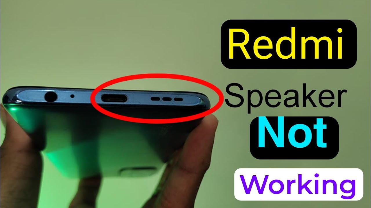 Fix sound problem redmi | redmi sound problem or speaker not working ...