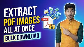 How to Extract All Photos from PDF at Once | Bulk Download