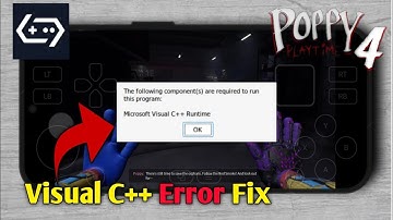 Visual C++ Error Fix In GameHub Emulator I Poppy Playtime 4 |