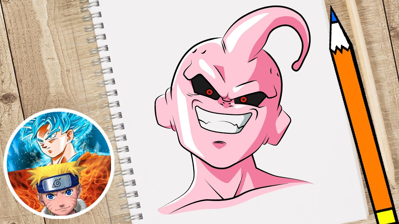 IZ Desenhos - Desenho do Kid Boo de Dragon Ball Z