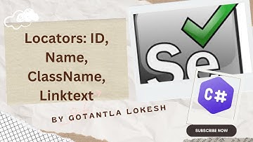 [2024] Part 4: Locators in Selenium C#.net | #selenium #csharp
