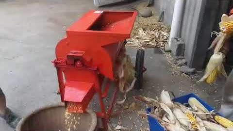 2 in 1 corn peeler and thresher maize threshing machine corn peeling seed threshing leaf removing