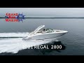 Grand Bay Marine Walk Through Featuring the 2021 Regal 2800