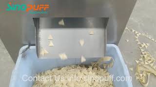 Fried Triangle Snack Bugles Making Machine | Sinopuff Machinery®
