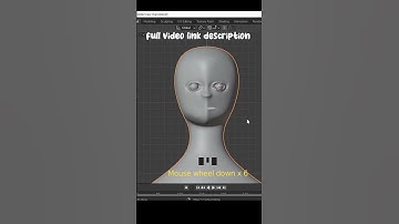 Nose & Mouth Modeling in blender-mds design #shorts 😁
