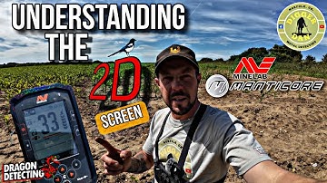 Minelab Manticore 2D Screen | Understanding The 2D Screen | M9 Coil | Metal Detecting UK | #minelab