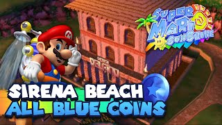 All 30 Blue Coins in Sirena Beach Guide | Super Mario Sunshine | 3D All Stars Nintendo Switch screenshot 5