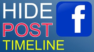 How To Hide/UnHide Posts from Facebook Timeline 2020