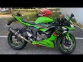 New Full Carbon Akrapovic Slip-on for my 2023 Kawasaki ZX6R | Link Pipe by JPT Mufflers