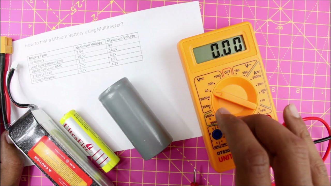 How To Test A Battery With A Multimeter