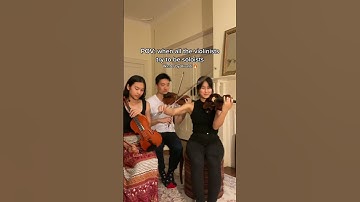 Thumbnail of When all the violinists try to be SOLOISTS...#shorts