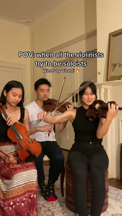 When all the violinists try to be SOLOISTS...#shorts