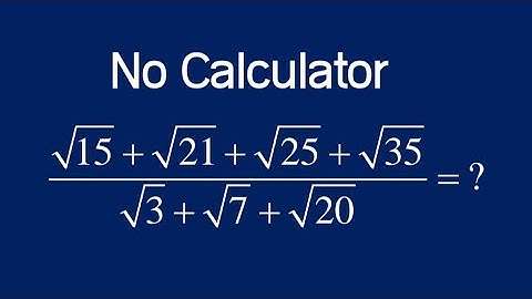 Germany | A Nice Algebra Problem | Math Olympiad | Simplify Square Root