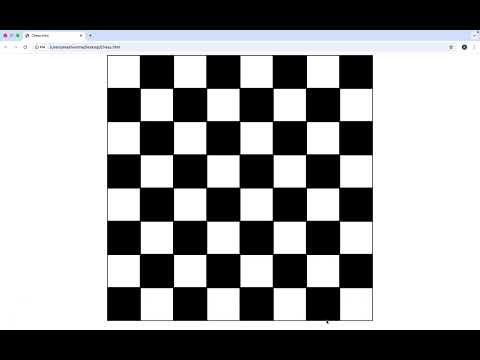 Creating a chess board using #html  and #css #chess