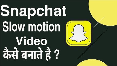 Snapchat me slow motion video kaise banaye | How to create Slow motion Video in snapchat 2024