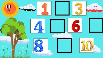 Missing Numbers 1 to 20| class 1 maths worksheet | kids learning videos|