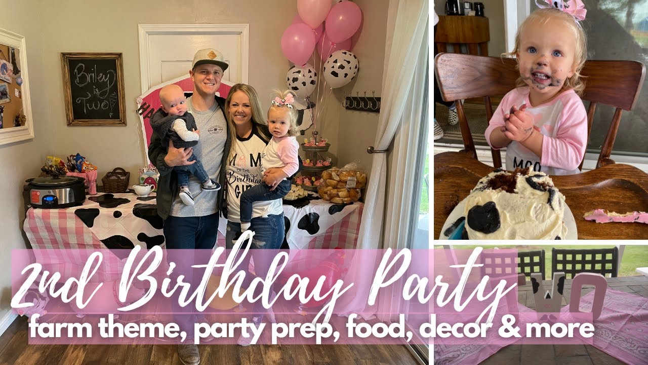 2nd Birthday Party | Farm Theme Party | Brileys Birthday Party