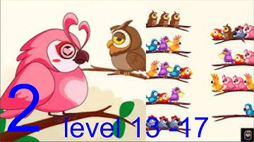 Bird Sort Color Puzzle Gameplay Walkthrough | Bird Sort Color 13 - 17┃Sorting Games | TDM Gamer