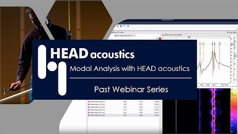 Modal Analysis with HEAD acoustics