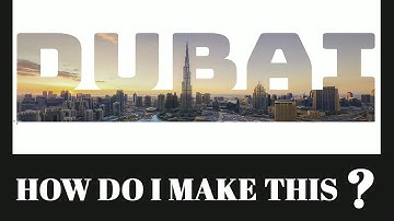 Double Exposure Effect Photoshop (Text)