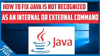 Java Is Not Recognized